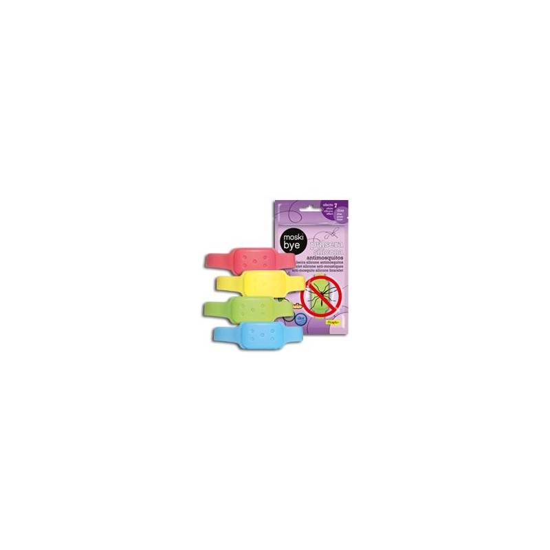 Pulsera silicona anti-mosquitos