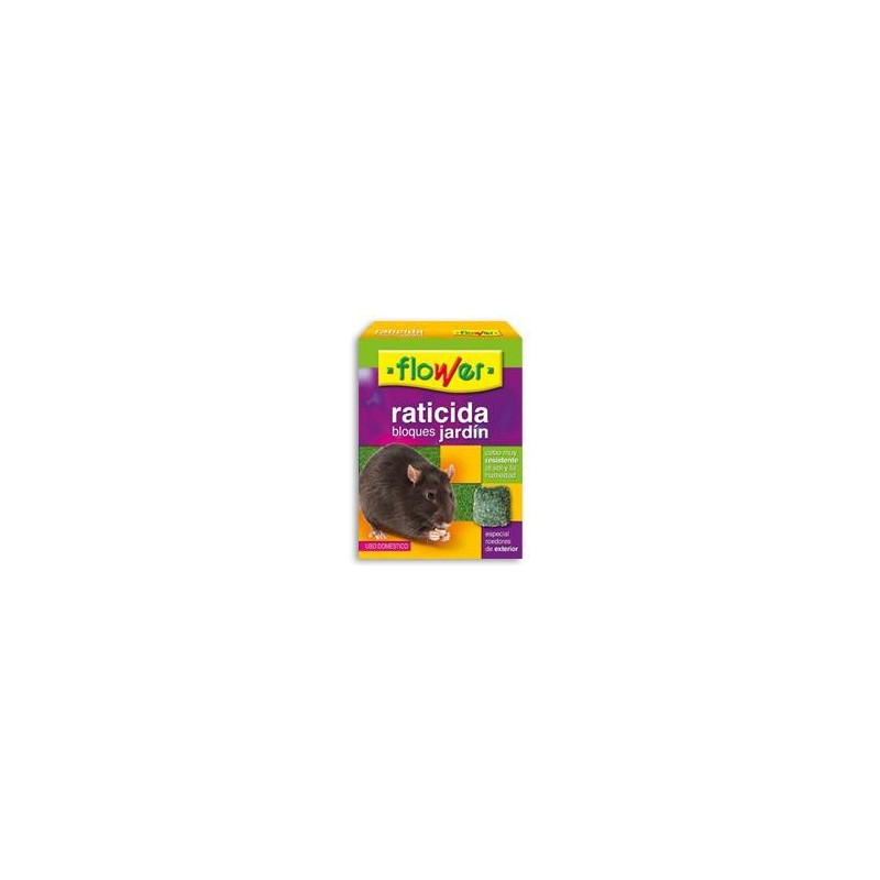Raticida bloques jardín