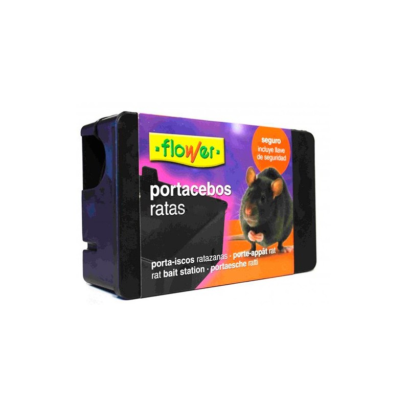 Caja portacebos rata