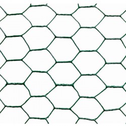 Malla Metálica Hexagonal Plastificada