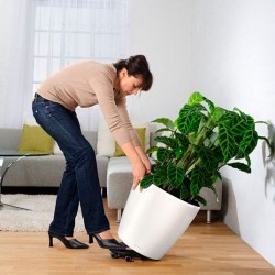 Soporte con ruedas redondo Lechuza