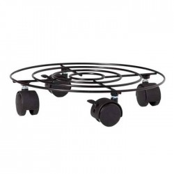 Soporte macetas ruedas isola