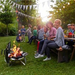 Chimenea Móvil Jardín