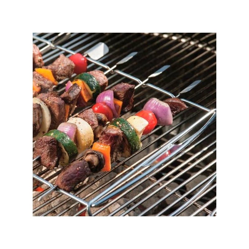 Set 5 brochetas con soporte Weber Original