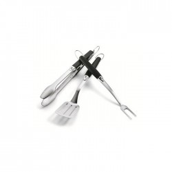 Set de 3 utensilios de acero inox.