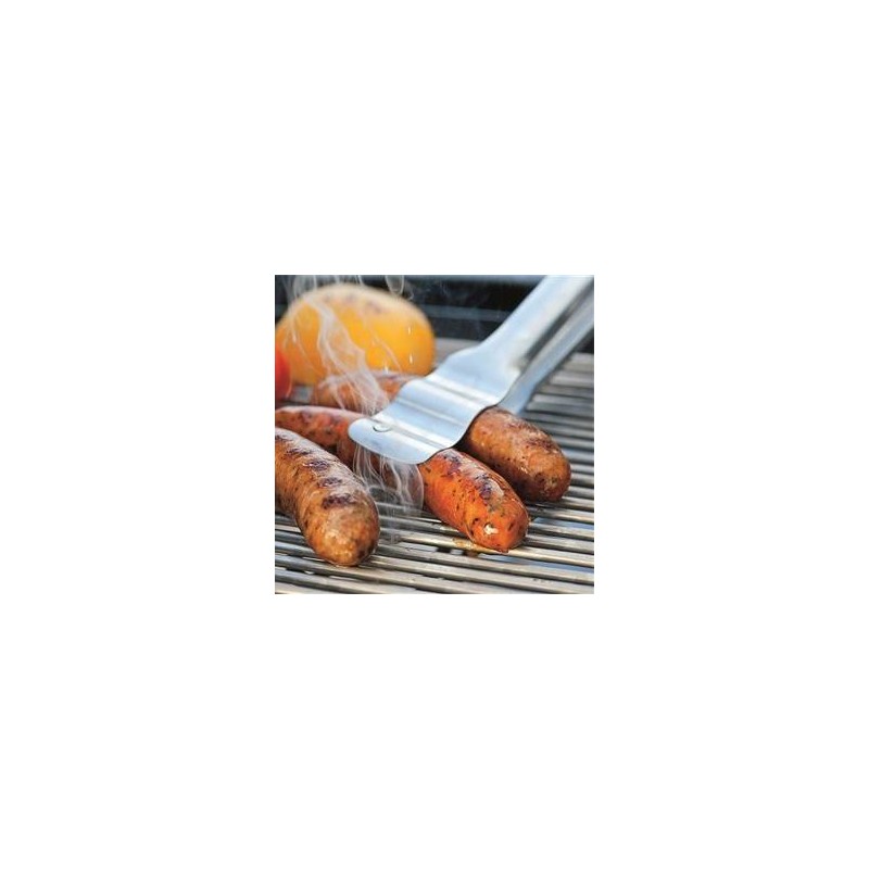 Pinza para salchichas de acero inox.