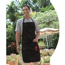 Delantal ajustable negro