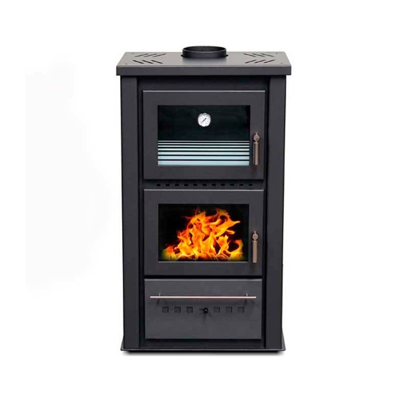 Estufa de leña con horno N990