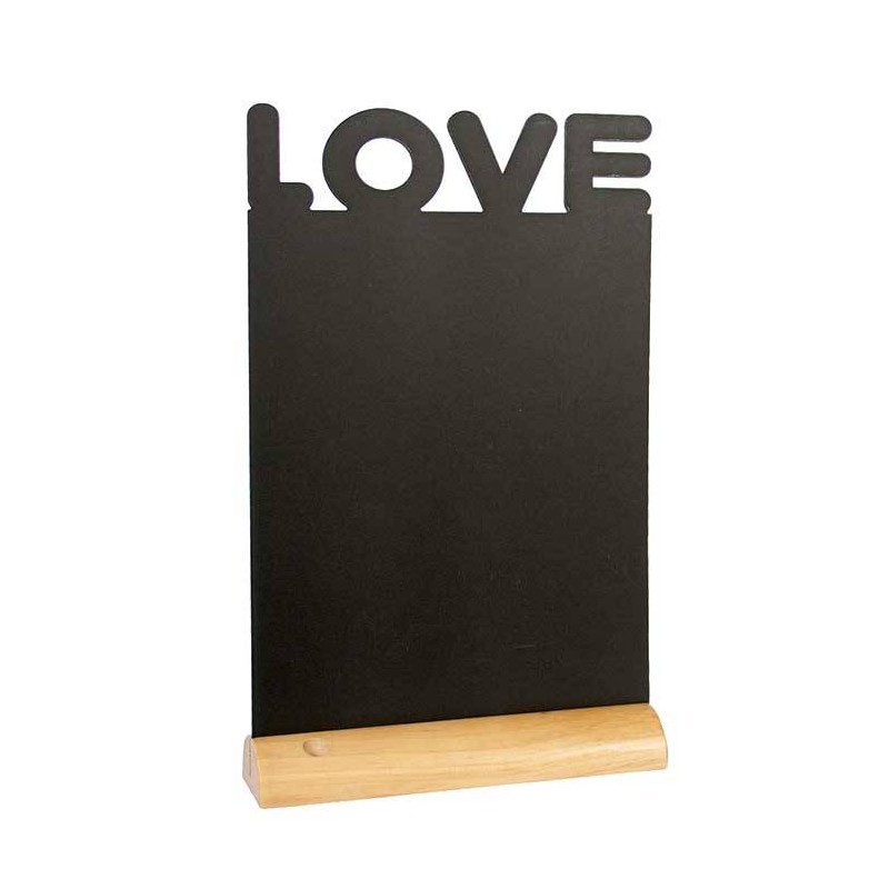Pizarra de mesa Love