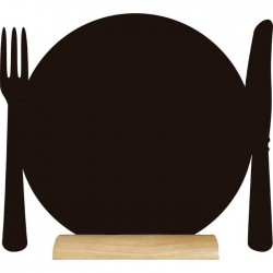 Pizarra de mesa Plato