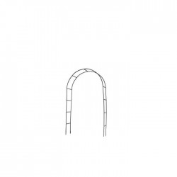 Celosía de metal con forma de arco