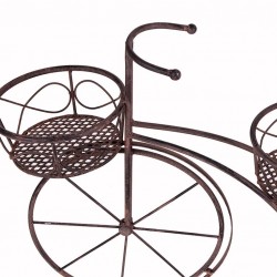 Triciclo portatiestos forja óxido