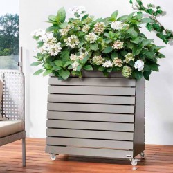 Jardinera alta de madera greenbox