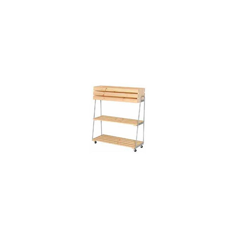 Jardinera alta de madera greenrack