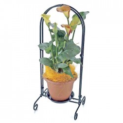 Soporte gemma arco con maceta
