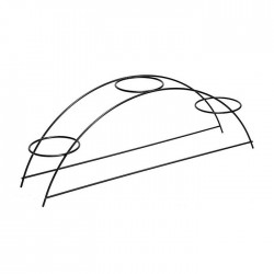 Soporte maceta arco con 3 anillos