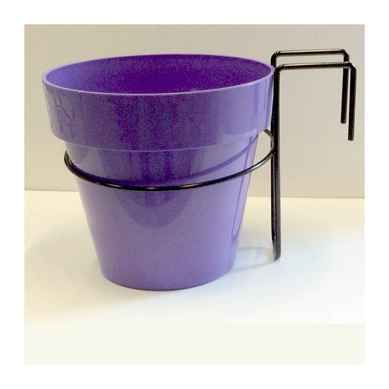 Soporte maceta con gancho