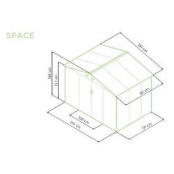Caseta metálica space