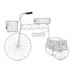 Bicicleta de forja porta tiestos