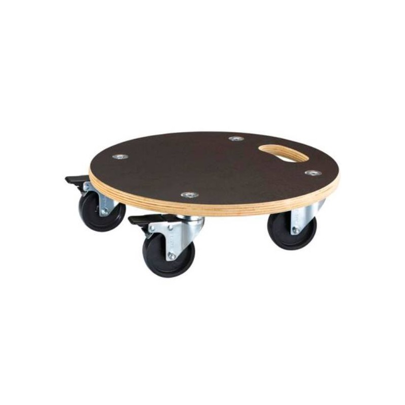 Soporte macetas ruedas maxigrip redondo