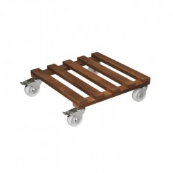 Soporte macetas ruedas gigant cuadrado