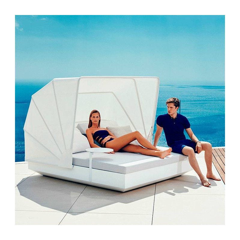 VELA DAYBED basic cuadrado con parasol plegable