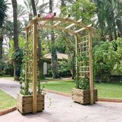 Jardinera con Doble Arco