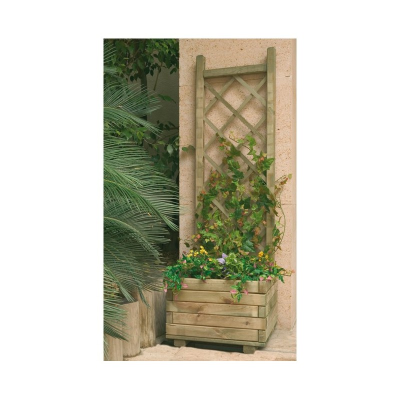 Jardinera Cuadrada con Celosía