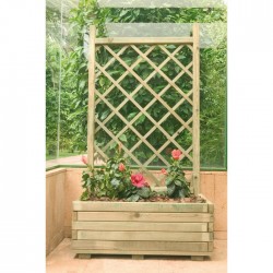 Jardinera Rectangular con Celosía