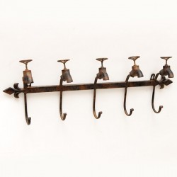 Percha pared forjado grifo