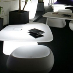 Maceta Mesa Moma Low Leds RGB
