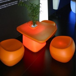 Puf Mona Low Leds RGB