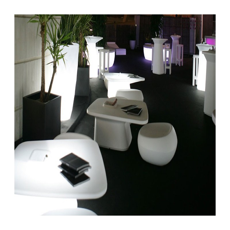 Maceta Mesa Moma Medium Leds RGB