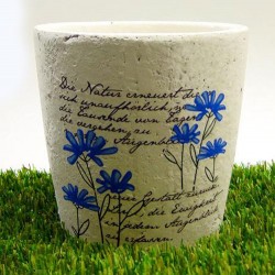 Maceteros de ceramica con flores