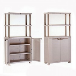 Medio armario 90 cm. con estanteria