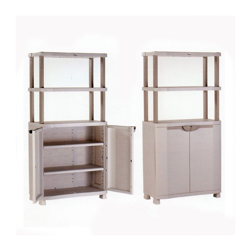Medio armario 90 cm. con estanteria