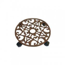 Soporte macetas con ruedas