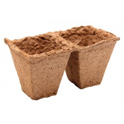 Macetas de turba cuadradas