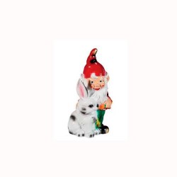 Enano con conejo