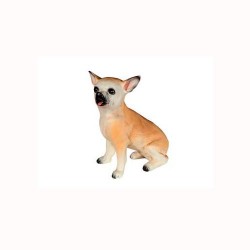 Figura perro chihuahua sentado