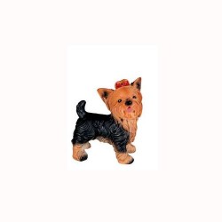 Figura perro yorshire de pie