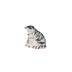 Figura gata y gatito