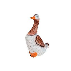 Figura ganso marrón